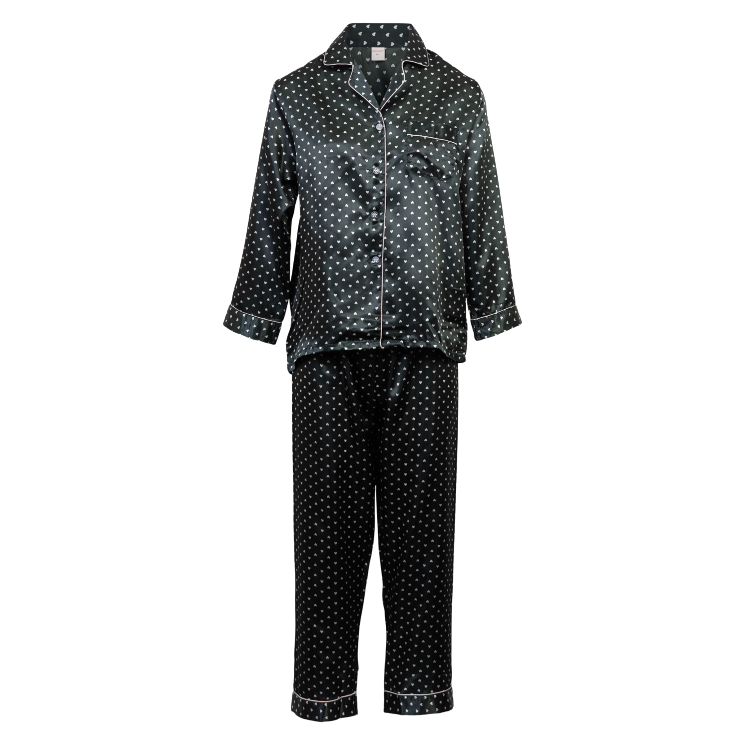 Dame Nattøjssæt Grøn
