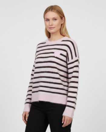Dame Striktrøje Rose One Size