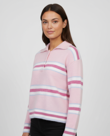 Dame Striktrøje Rose One Size