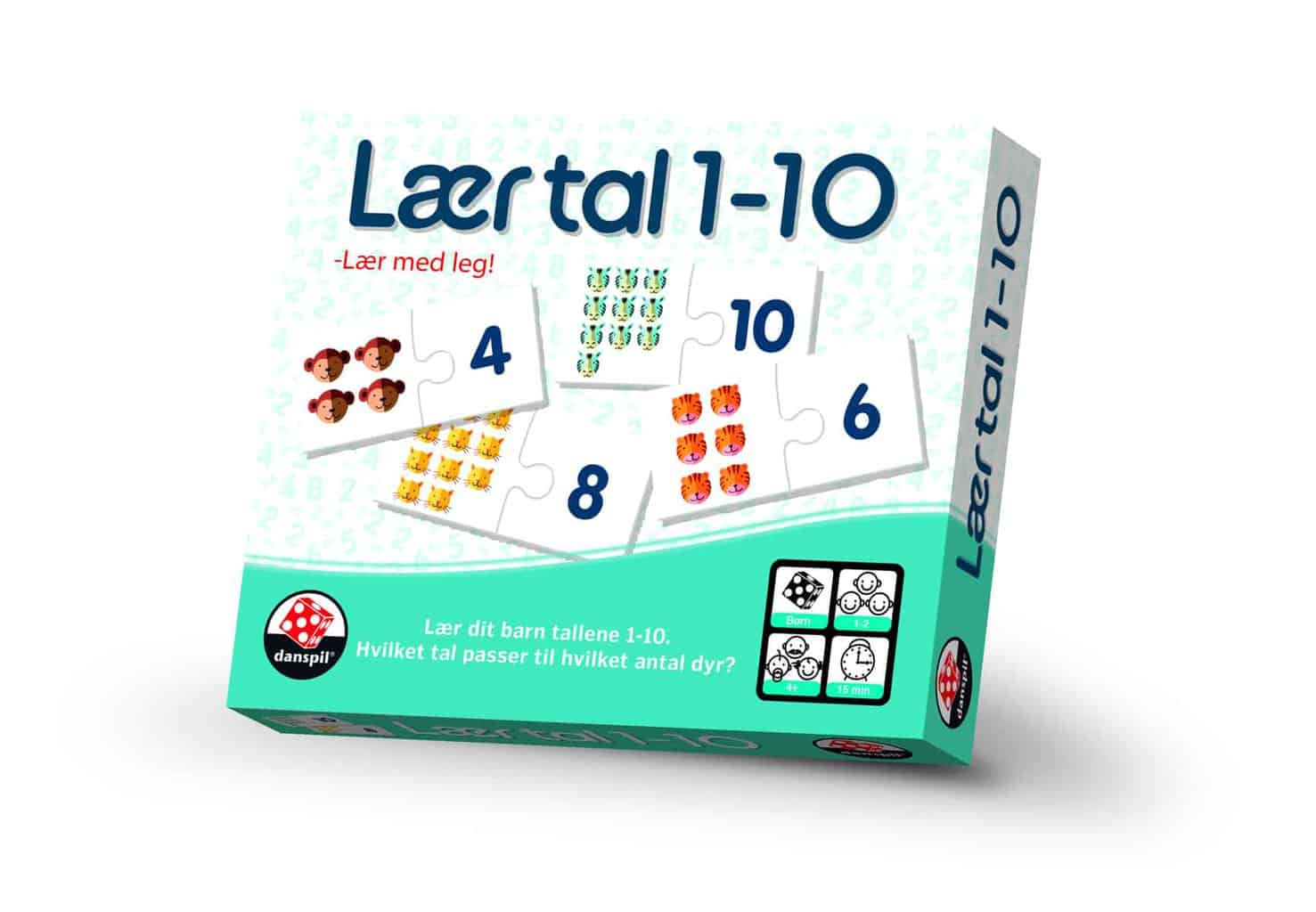 Danspil Lær Tal -10
