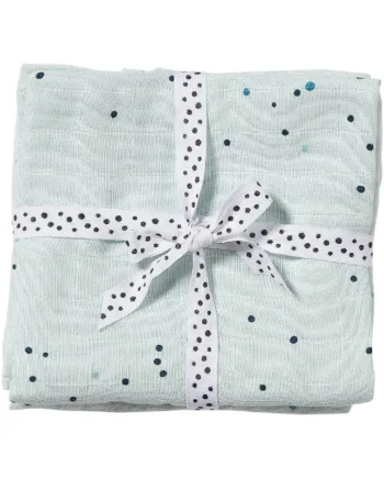Done By Deer Stofbleer Dreamy Dots Blue