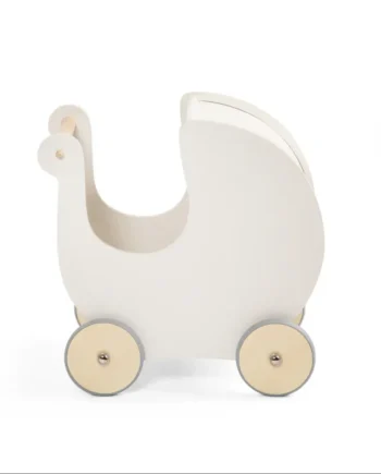 Dukkevogn   Træ  Classic White