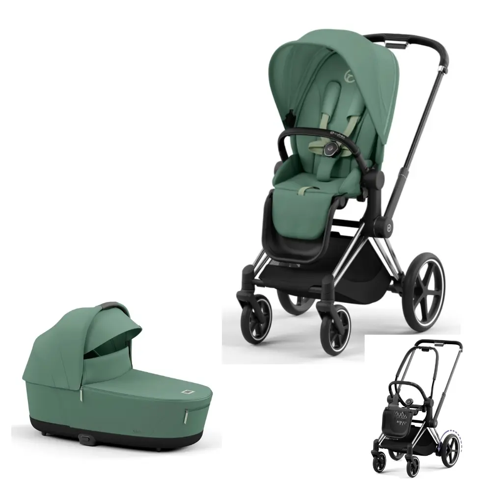 -priam Kombivogn Leaf Green Chrome Black
