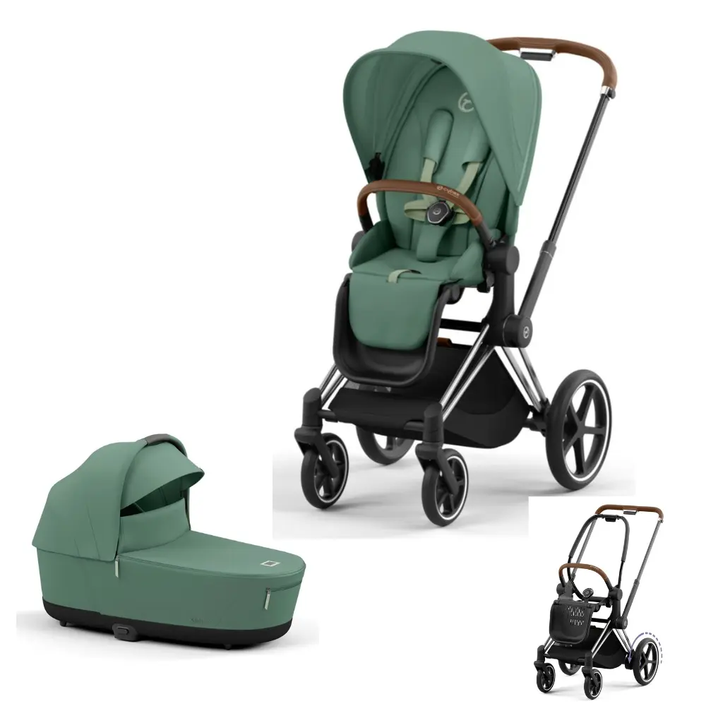 -priam Kombivogn Leaf Green Chrome Brown