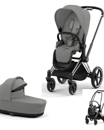 -priam Kombivogn Mirage Grey Chrome Black