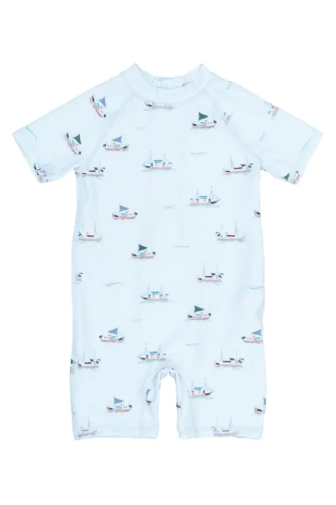 Emmet Badedragt Illusion Blue Boat Aop 86 92