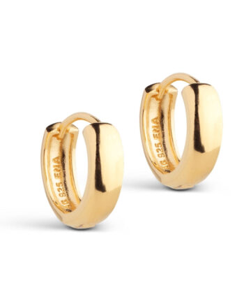 Enamel Copenhagen øreringe Classic 15 Mm Gold Colour