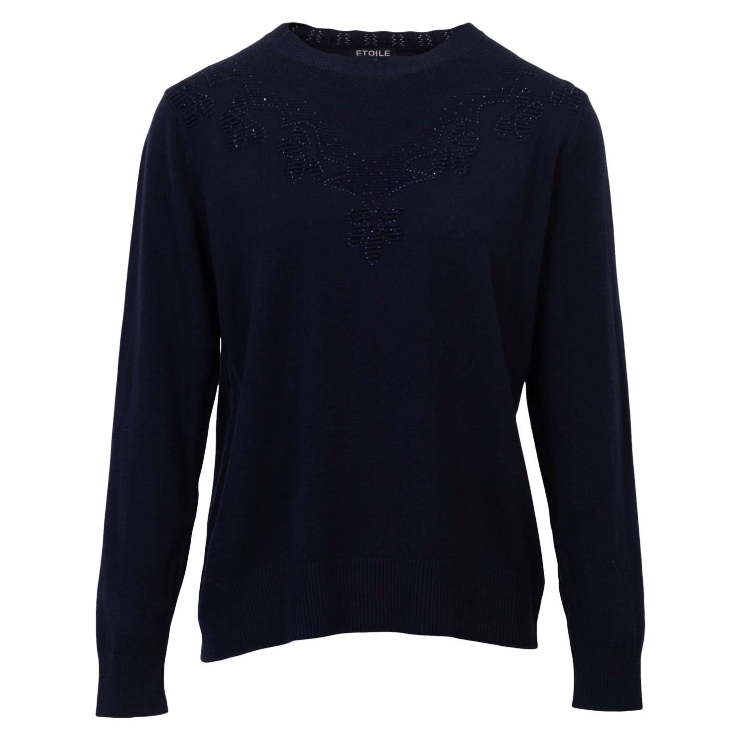 Etoile Dame Striktrøje Navy