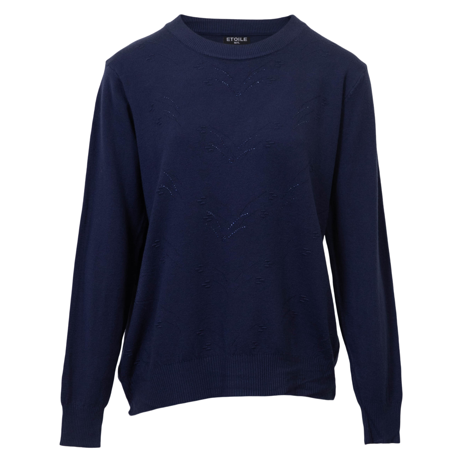 Etoile Dame Striktrøje Navy
