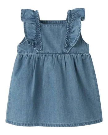 Fiona Kjole Medium Blue Denim 68