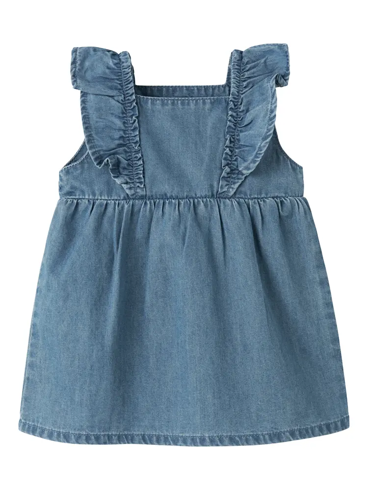 Fiona Kjole Medium Blue Denim 68