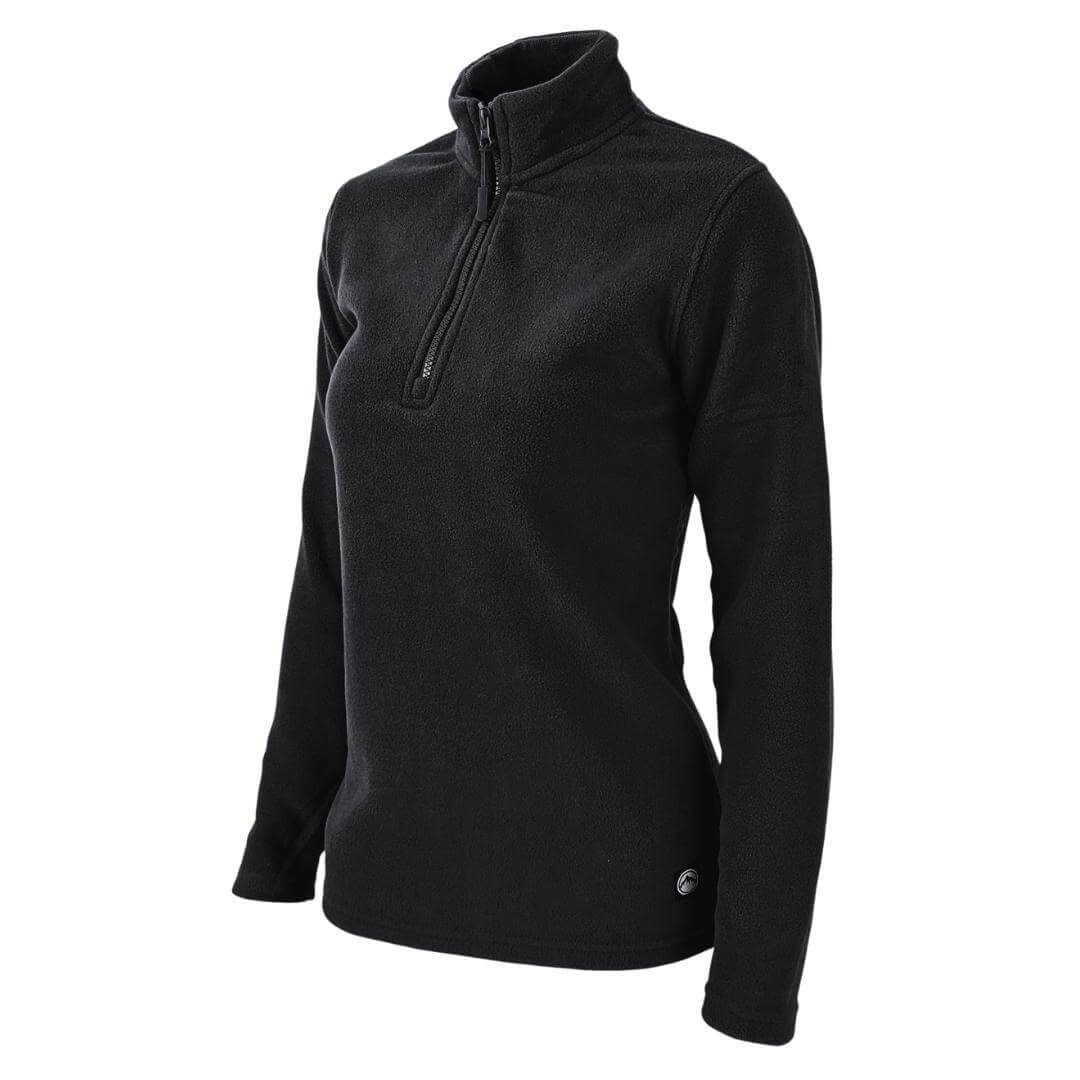 Fleecetrøje Dame Treklife Base Sort