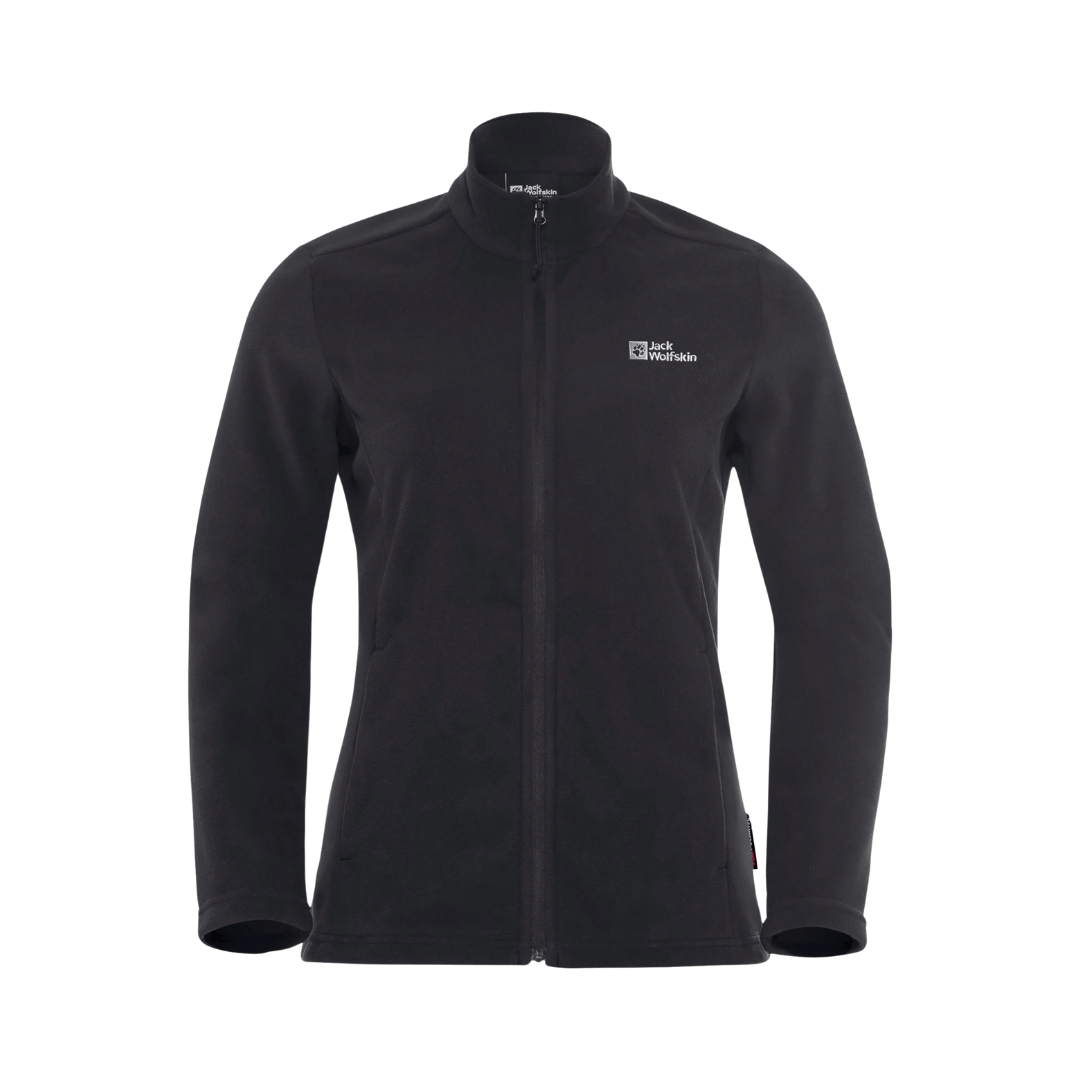 Fleecetrøje Til Dame Jack Wolfskin Taunus Fz   Sort