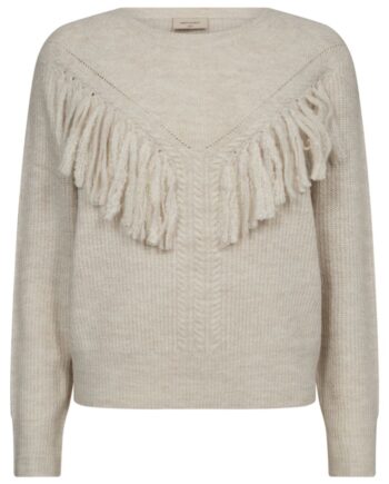 Freequent Pullover Fringe Moonbeam Melange