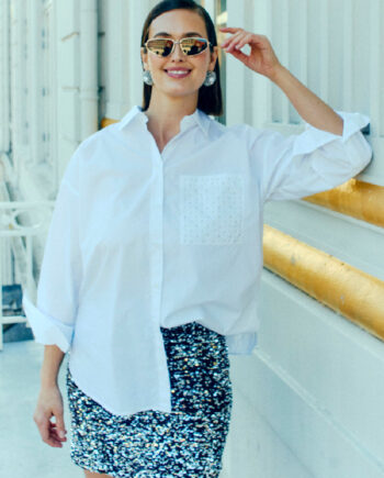 Freequent Skjorte Kamille Bright White