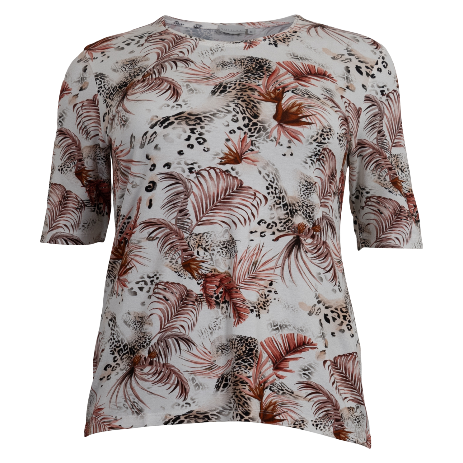 Gabriella    Dame Kortærmet Bluse 21 Coral 44