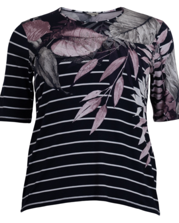 Gabriella    Dame Kortærmet Bluse 59 Navy 44