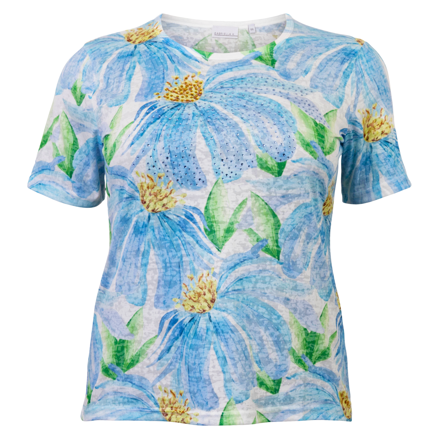 Gabriella    Dame  -shirt Blue Comb 52