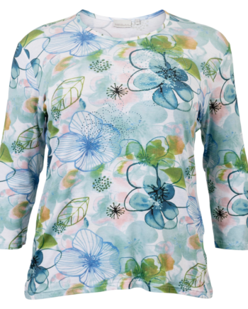 Gabriella    Dame  -shirt Green Comb 44