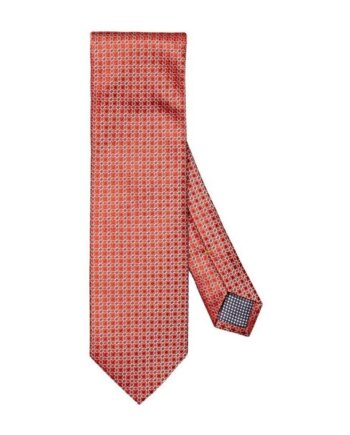 Geometric Woven Silk Tie