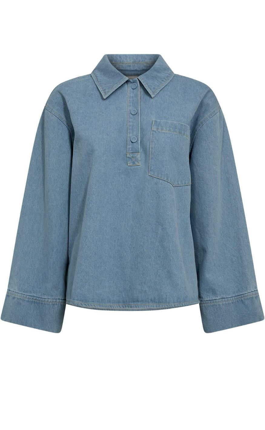 Gossia Skjorte Kimi Blue Denim