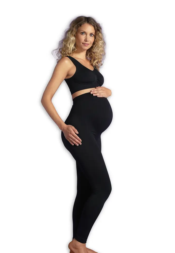 Graviditets Leggings Støtte Recycled Sort Xl