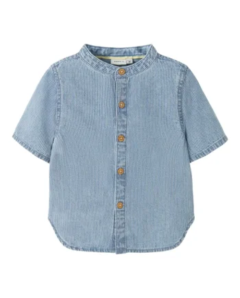 Hans Denim Skjorte Light Blue Denim 116