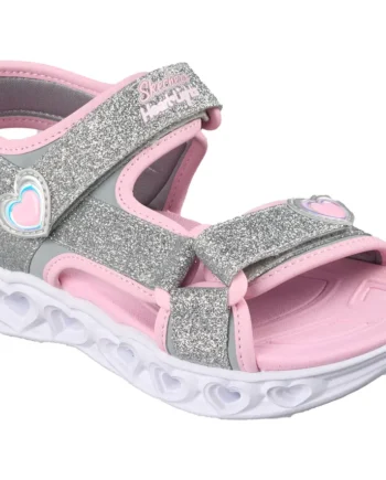 Heart Lights Sandals Silver 27