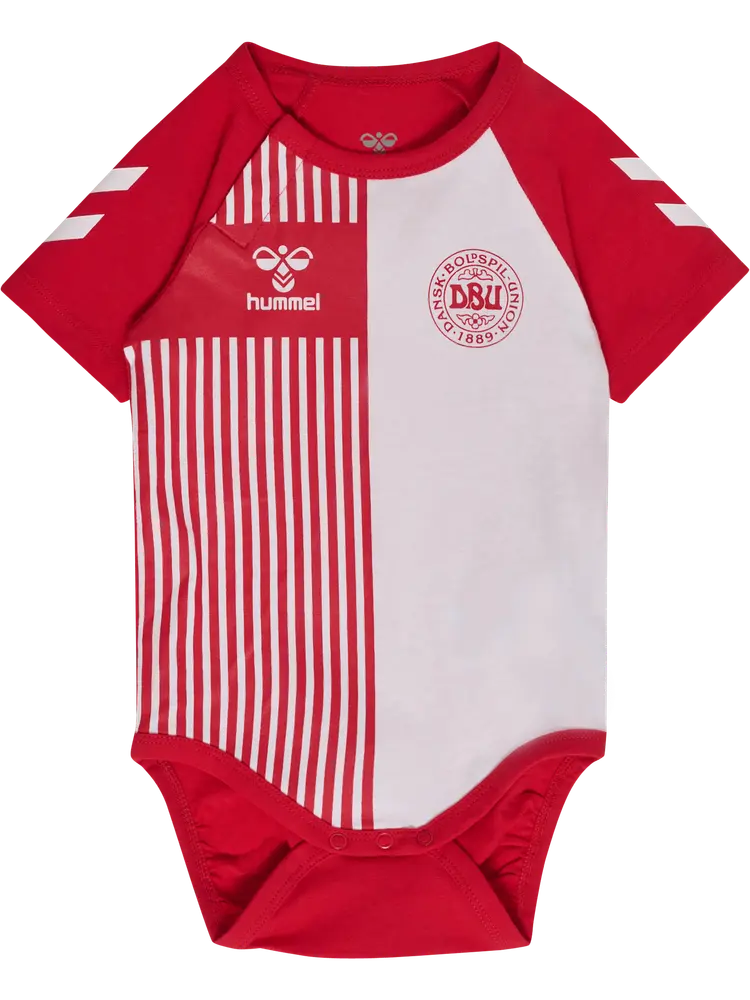 Hummel Mini Dbu Stripy Kortærmet Body Tango Red 80