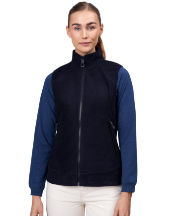 Id Active Dame Vest    Fleece Navy