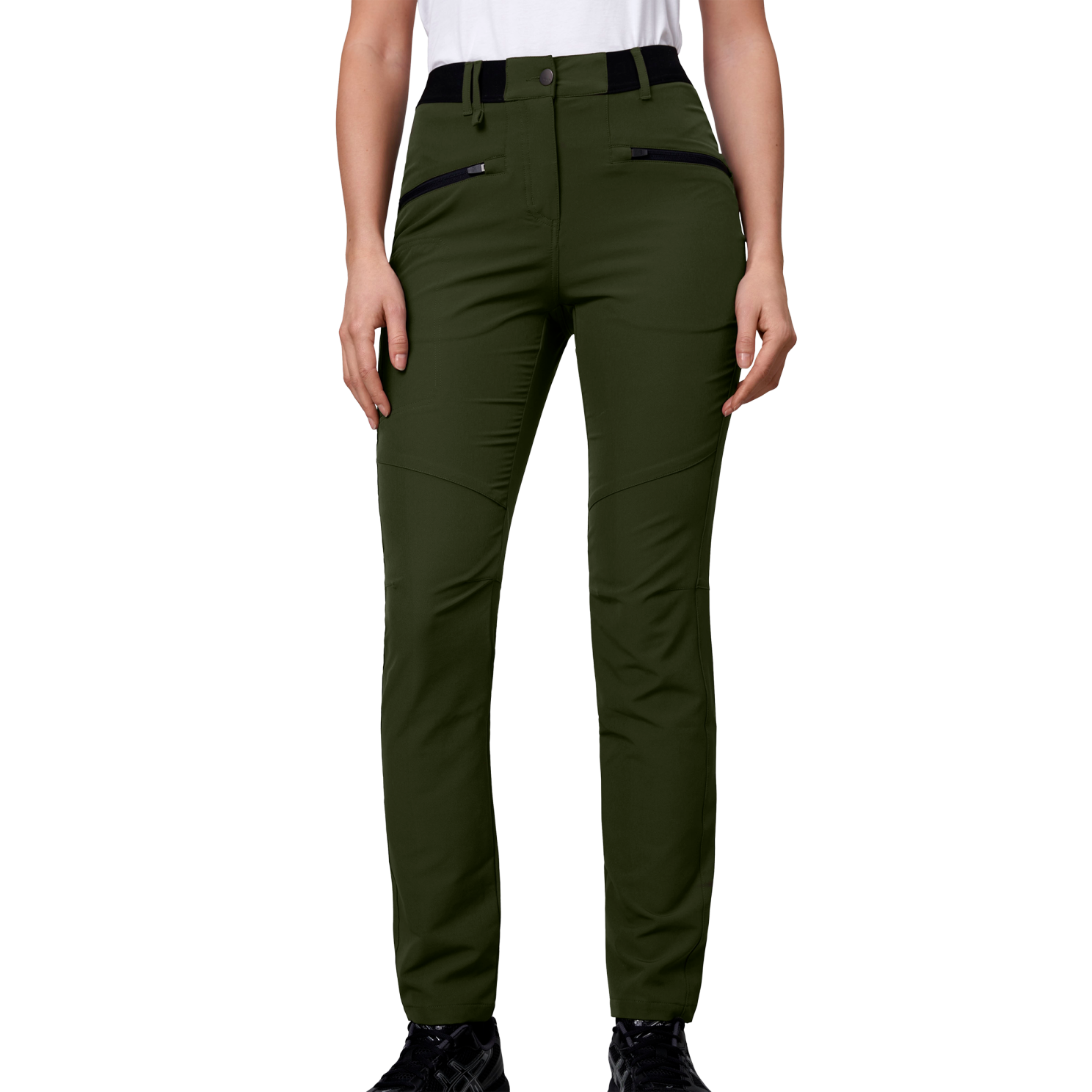 Id Core Dame Outdoorbukser Oliven