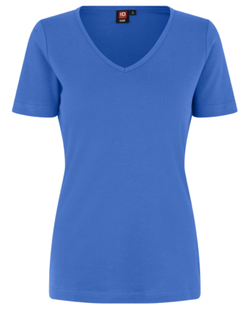 Id Interlock Dame  -shirt Azur