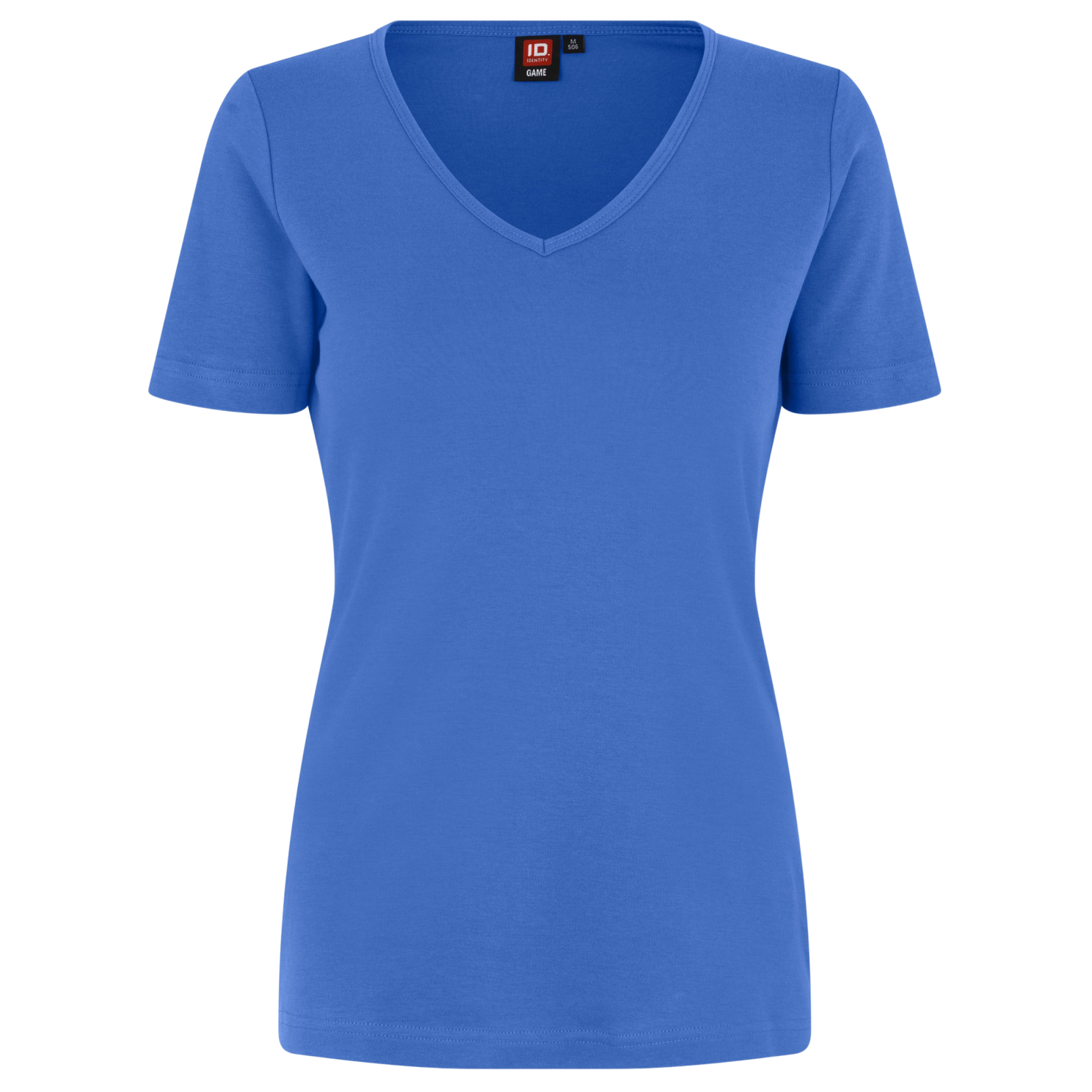 Id Interlock Dame  -shirt Azur