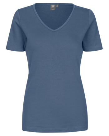 Id Interlock Dame  -shirt Indigo