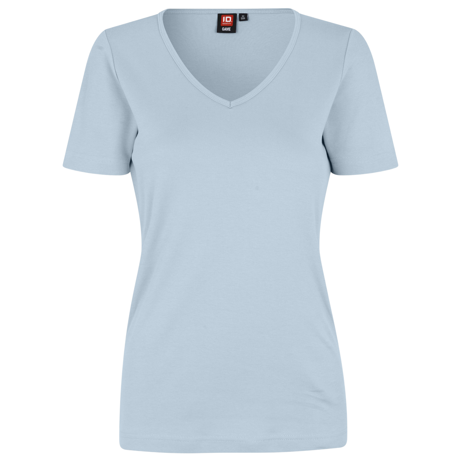 Id Interlock Dame  -shirt Light Blue