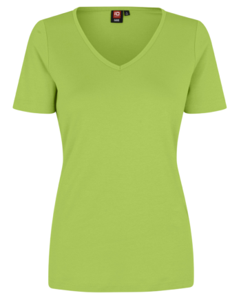 Id Interlock Dame  -shirt Lime
