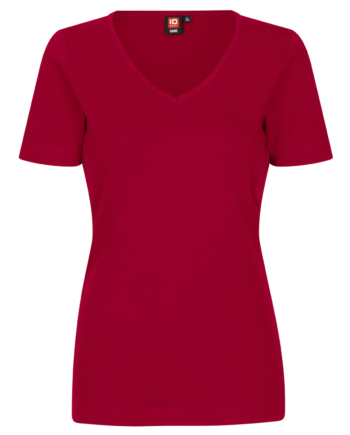Id Interlock Dame  -shirt Red