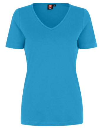 Id Interlock Dame  -shirt Turquoise