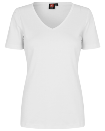 Id Interlock Dame  -shirt White