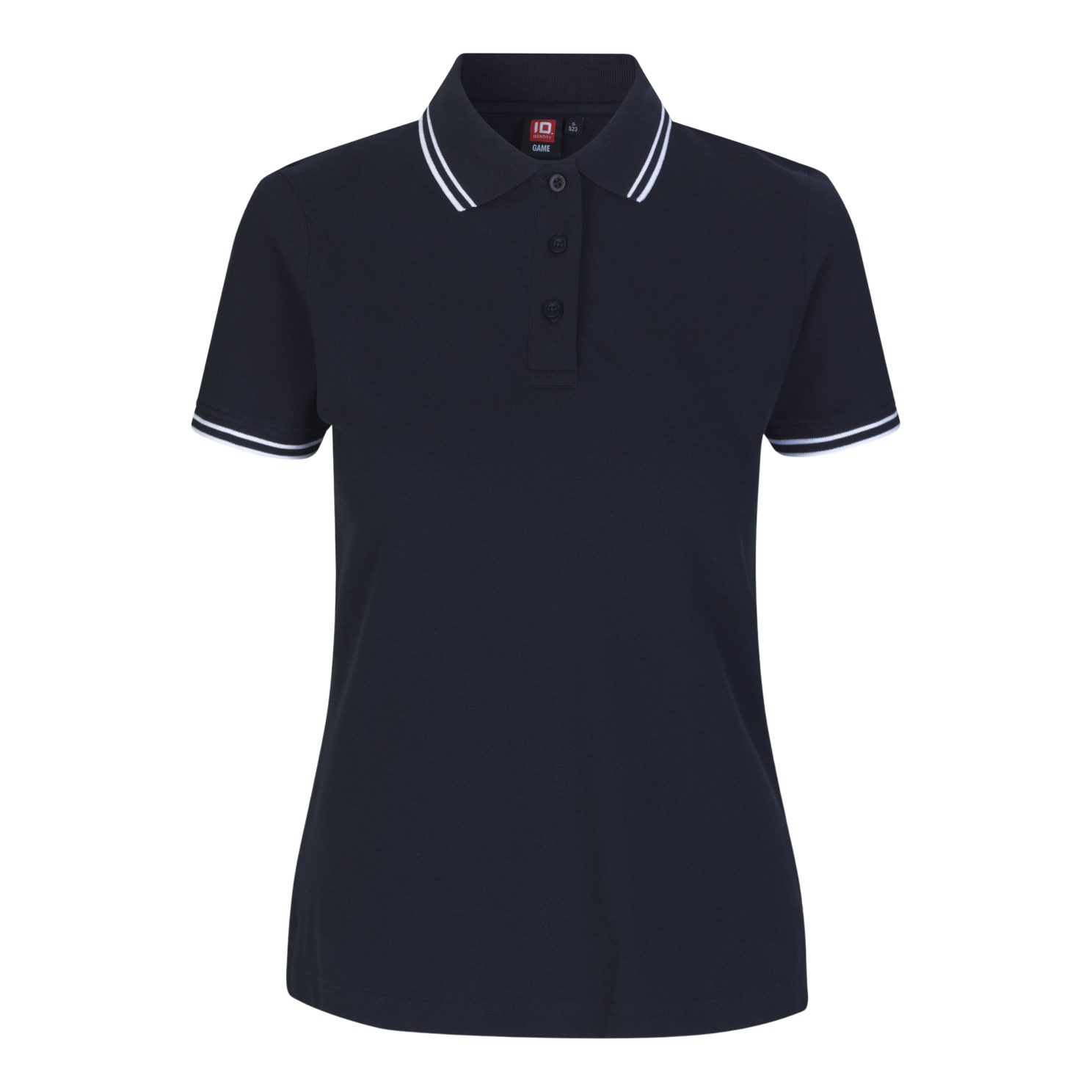 Id Kontrast Dame Polo Navy