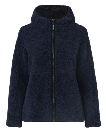 Id Pile Dame Fleecejakke Navy