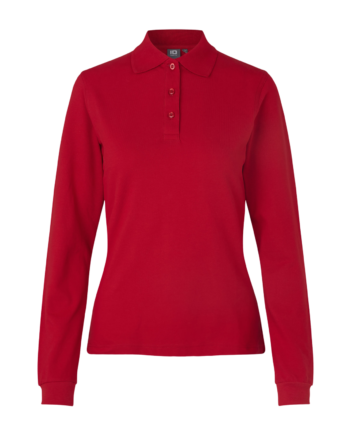 Id Stretch Dame Polo Rød Xs