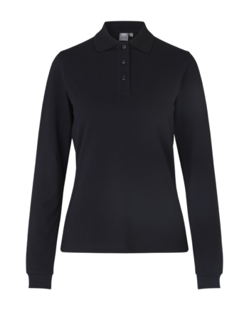 Id Stretch Dame Polo Sort