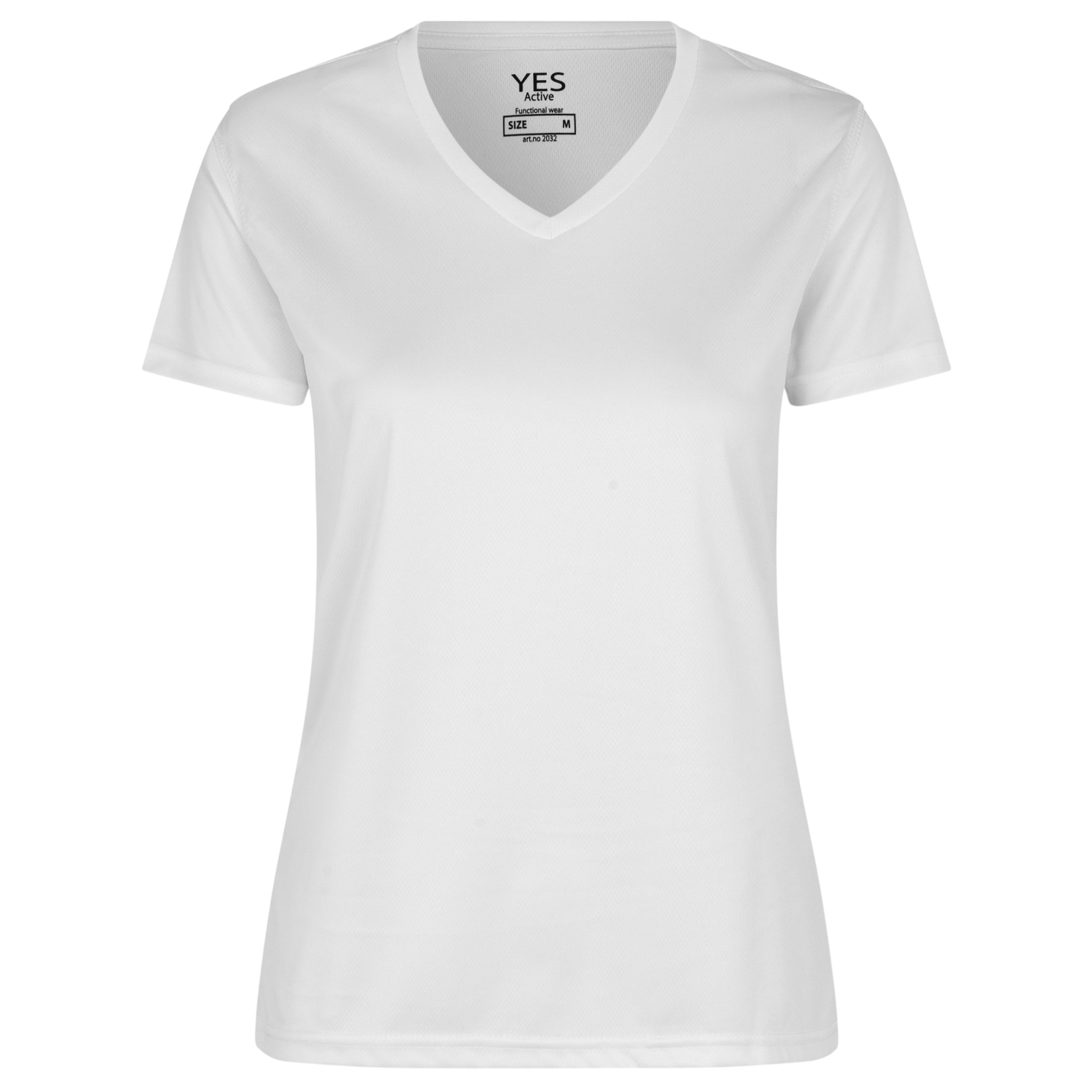 Id Yes Active Dame Trænings  -shirt Hvid