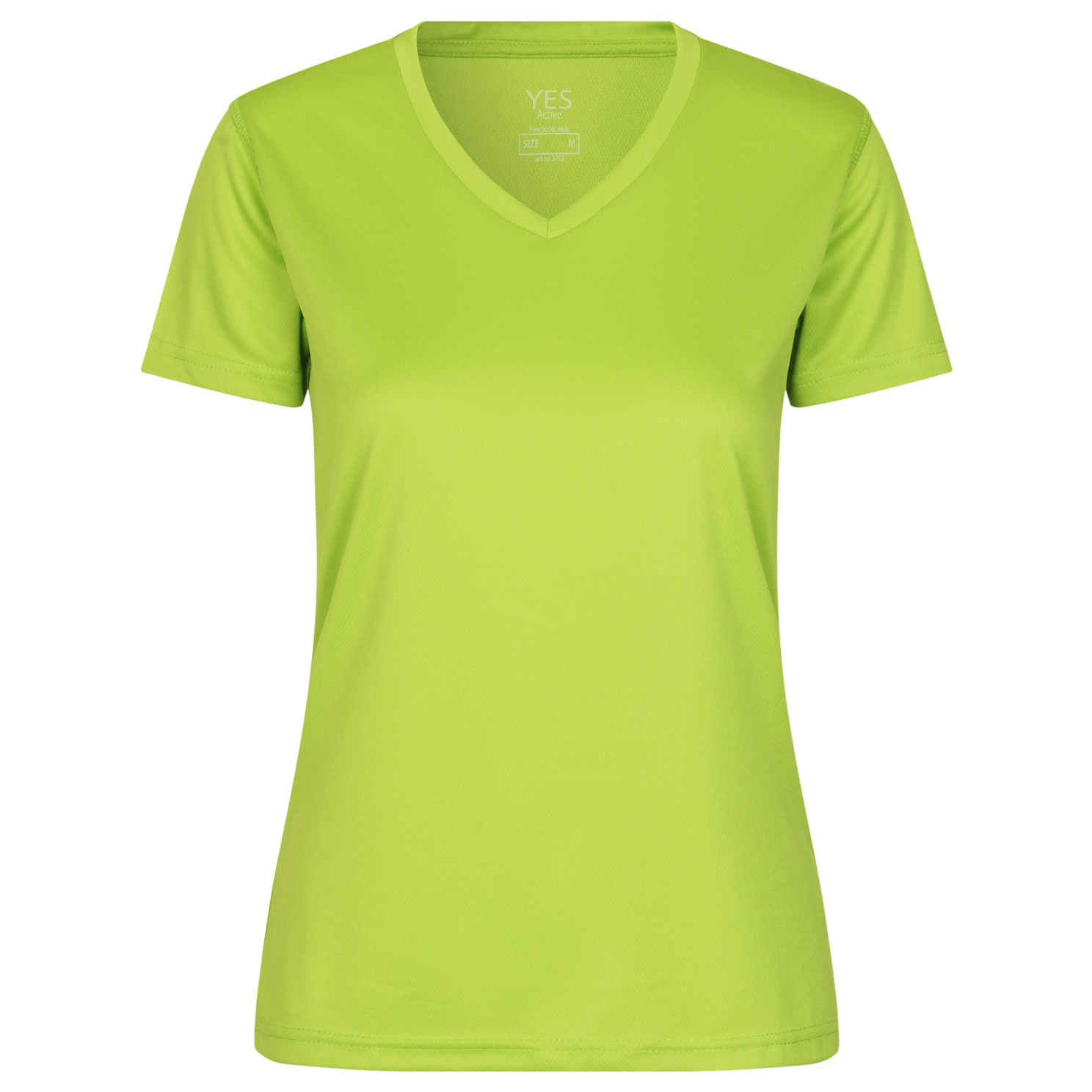 Id Yes Active Dame Trænings  -shirt Lime