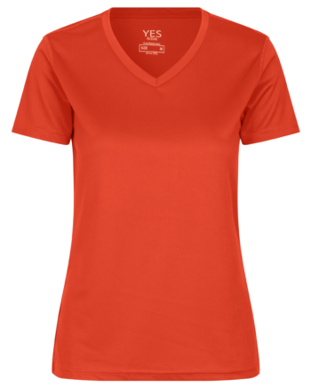 Id Yes Active Dame Trænings  -shirt Orange