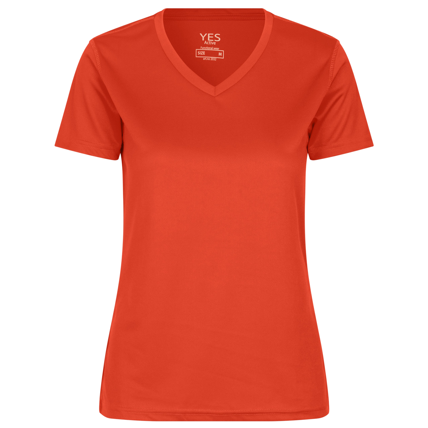 Id Yes Active Dame Trænings  -shirt Orange