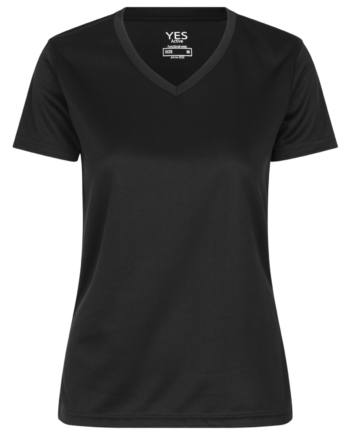 Id Yes Active Dame Trænings  -shirt Sort