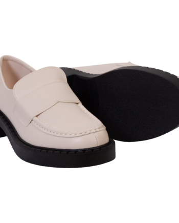 Ideal Shoes Dame Loafers Beige 38