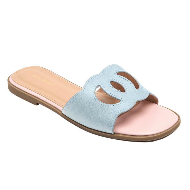 Ideal Shoes Dame Sandaler Blue 41